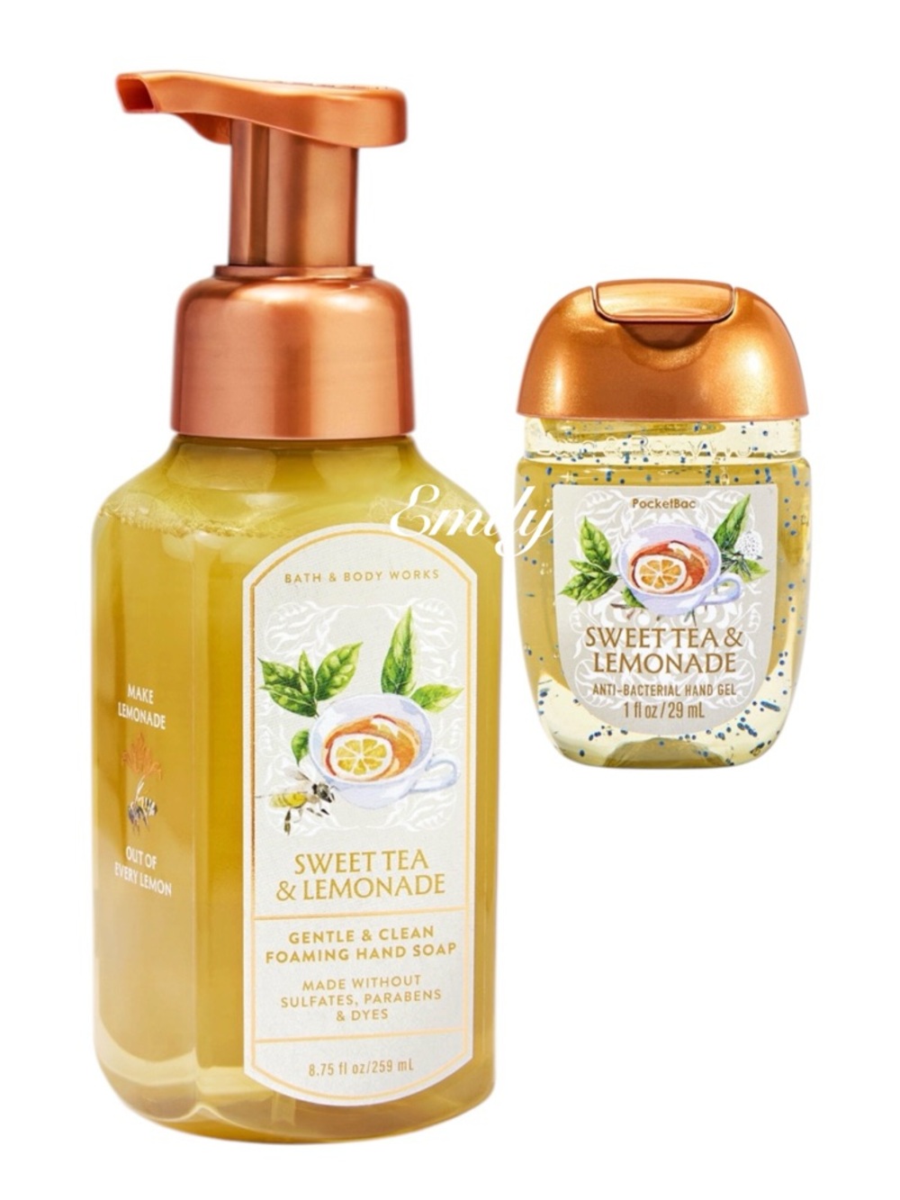 Bath & Body Works Sweet Tea & Lemonade Gentle & Clean Foam
Soap + PocketBac